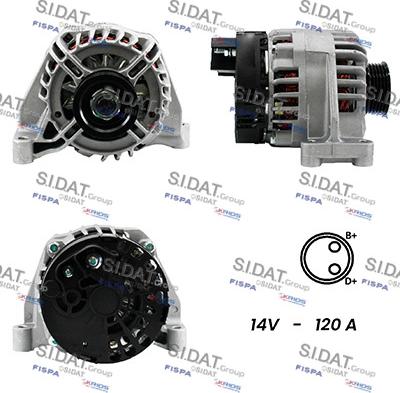 Sidat A12DE0030A2 - Generator alexcarstop-ersatzteile.com