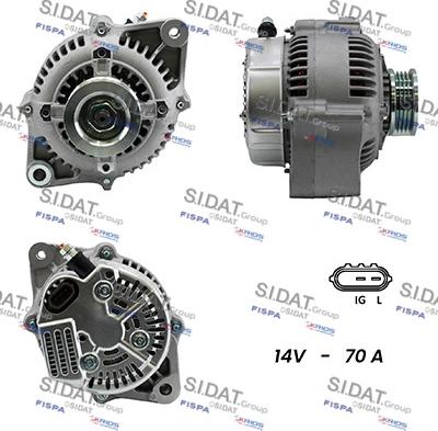 Sidat A12DE0071A2 - Generator alexcarstop-ersatzteile.com