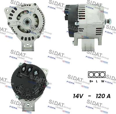 Sidat A12DE0159A2 - Generator alexcarstop-ersatzteile.com