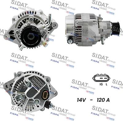 Sidat A12DE0137A2 - Generator alexcarstop-ersatzteile.com