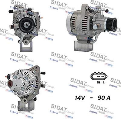 Sidat A12DE0897A2 - Generator alexcarstop-ersatzteile.com