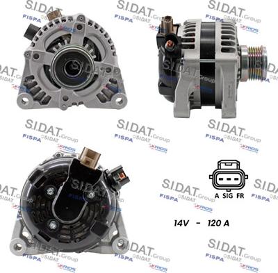 Sidat A12DE0303A2 - Generator alexcarstop-ersatzteile.com