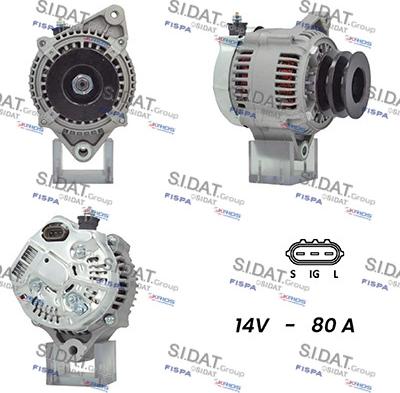 Sidat A12DE0375A2 - Generator alexcarstop-ersatzteile.com