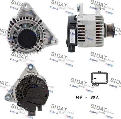 Sidat A12DE1243A2 - Generator alexcarstop-ersatzteile.com