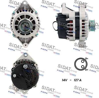 Sidat A12DR1134A2 - Generator alexcarstop-ersatzteile.com