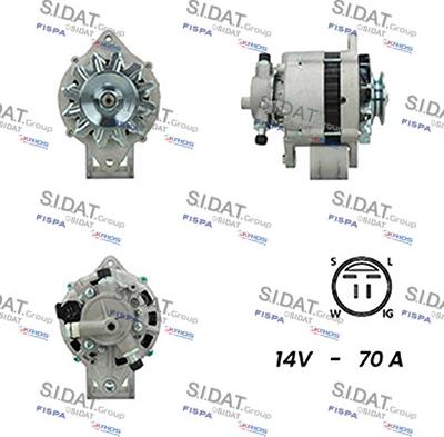 Sidat A12HT0354A2 - Generator alexcarstop-ersatzteile.com