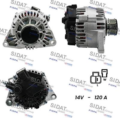 Sidat A12HY0112 - Generator alexcarstop-ersatzteile.com