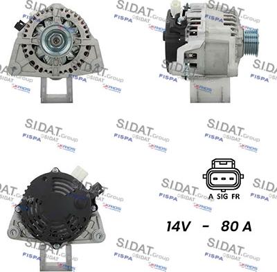 Sidat A12MA0426A2 - Generator alexcarstop-ersatzteile.com