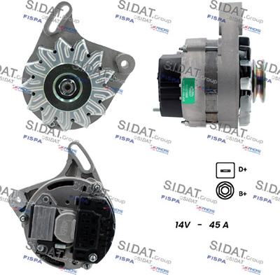 Sidat A12MA0014 - Generator alexcarstop-ersatzteile.com