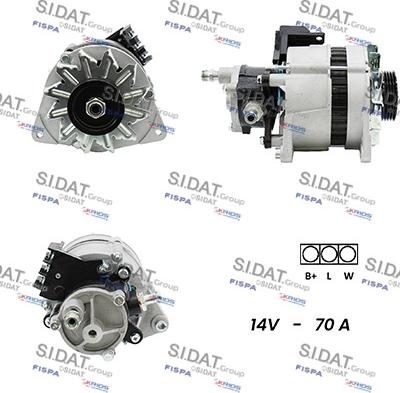 Sidat A12MA0089A2 - Generator alexcarstop-ersatzteile.com