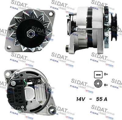 Sidat A12MA0031A2 - Generator alexcarstop-ersatzteile.com