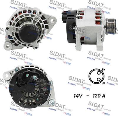 Sidat A12MA0032A2 - Generator alexcarstop-ersatzteile.com