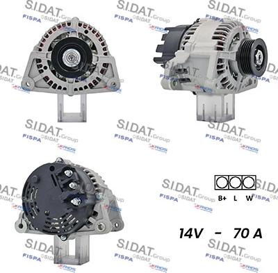 Sidat A12MA1039A2 - Generator alexcarstop-ersatzteile.com