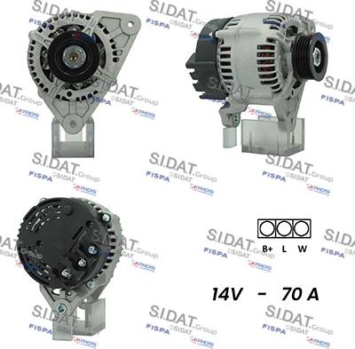 Sidat A12MA1036A2 - Generator alexcarstop-ersatzteile.com