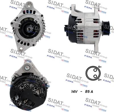 Sidat A12MA1137A2 - Generator alexcarstop-ersatzteile.com