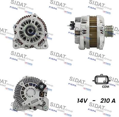 Sidat A12MH0424A2 - Generator alexcarstop-ersatzteile.com