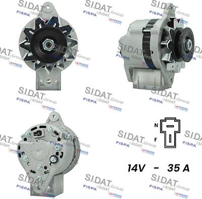 Sidat A12MH0474A2 - Generator alexcarstop-ersatzteile.com