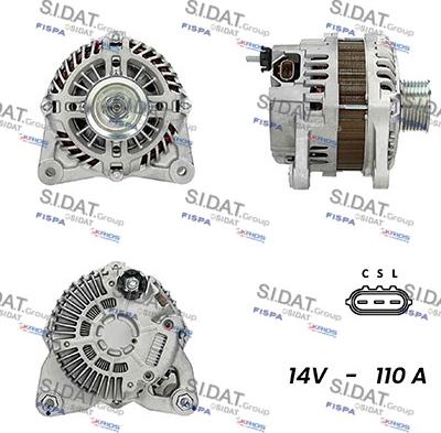 Sidat A12MH0693A2 - Generator alexcarstop-ersatzteile.com