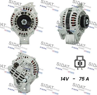 Sidat A12MH0659A2 - Generator alexcarstop-ersatzteile.com