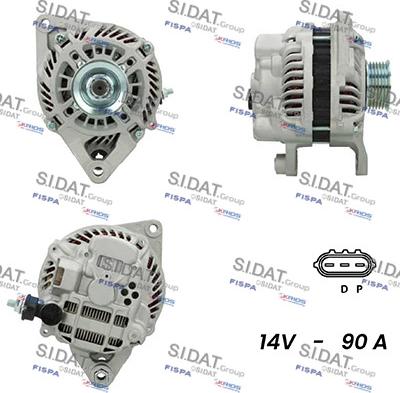 Sidat A12MH0654A2 - Generator alexcarstop-ersatzteile.com