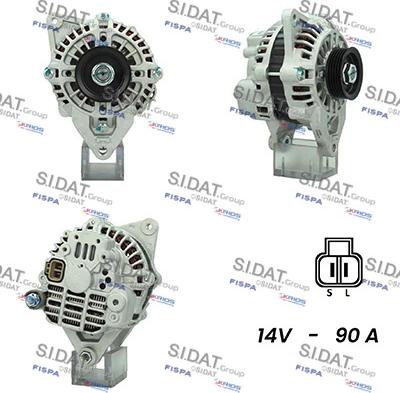 Sidat A12MH0666A2 - Generator alexcarstop-ersatzteile.com