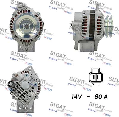 Sidat A12MH0164A2 - Generator alexcarstop-ersatzteile.com