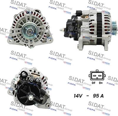 Sidat A12MH0306A2 - Generator alexcarstop-ersatzteile.com