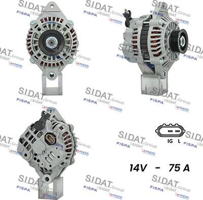 Sidat A12MH0371 - Generator alexcarstop-ersatzteile.com