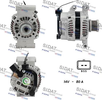 Sidat A12MH1205A2 - Generator alexcarstop-ersatzteile.com