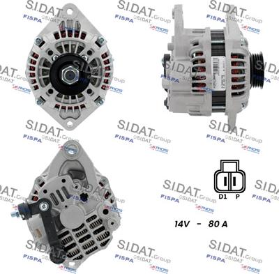 Sidat A12MH1284A2 - Generator alexcarstop-ersatzteile.com