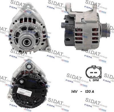 Sidat A12VA0502 - Generator alexcarstop-ersatzteile.com