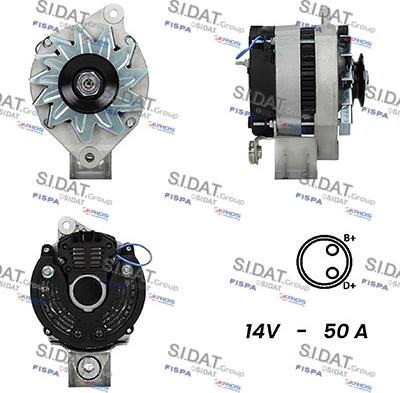 Sidat A12VA0519A2 - Generator alexcarstop-ersatzteile.com