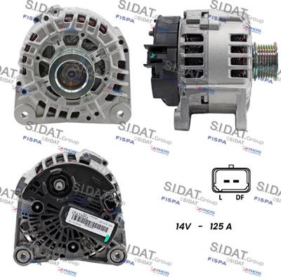 Sidat A12VA0578 - Generator alexcarstop-ersatzteile.com