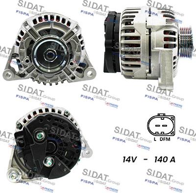 Sidat A12VA0094A2 - Generator alexcarstop-ersatzteile.com