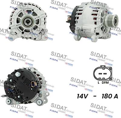 Sidat A12VA0098A2 - Generator alexcarstop-ersatzteile.com