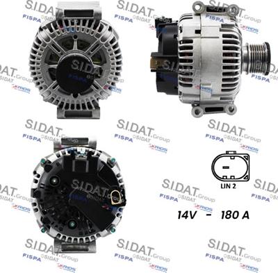 Sidat A12VA0047 - Generator alexcarstop-ersatzteile.com