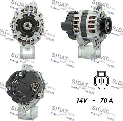 Sidat A12VA0069 - Generator alexcarstop-ersatzteile.com