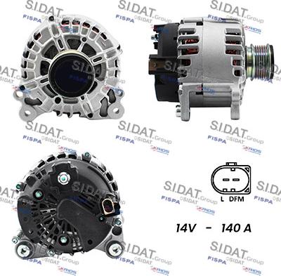 Sidat A12VA0005A2 - Generator alexcarstop-ersatzteile.com