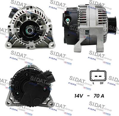 Sidat A12VA0034A2 - Generator alexcarstop-ersatzteile.com