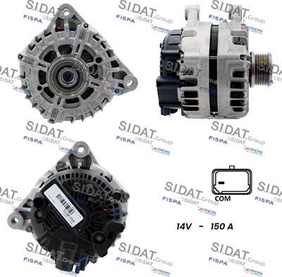 Sidat A12VA0035 - Generator alexcarstop-ersatzteile.com