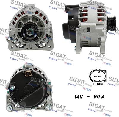 Sidat A12VA0036 - Generator alexcarstop-ersatzteile.com