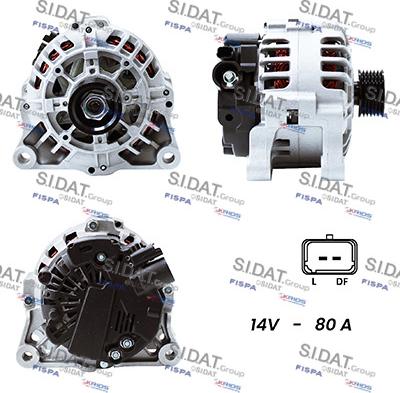 Sidat A12VA0025A2 - Generator alexcarstop-ersatzteile.com