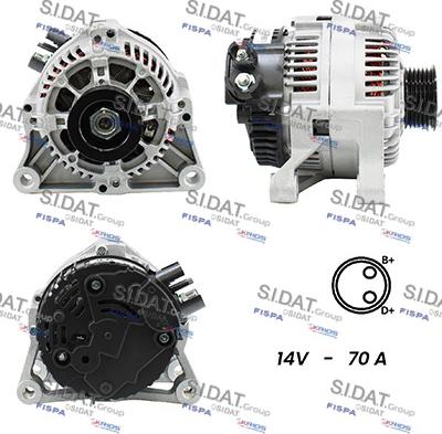 Sidat A12VA0075A2 - Generator alexcarstop-ersatzteile.com