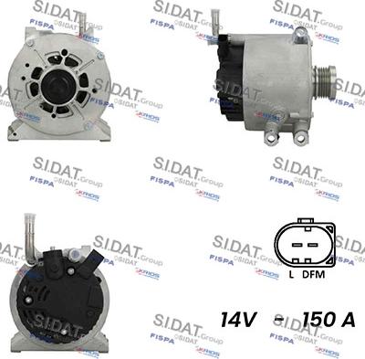 Sidat A12VA0194A2 - Generator alexcarstop-ersatzteile.com