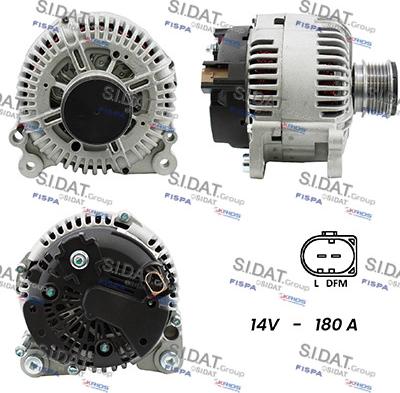 Sidat A12VA0185 - Generator alexcarstop-ersatzteile.com