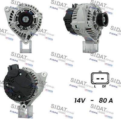 Sidat A12VA0182A2 - Generator alexcarstop-ersatzteile.com