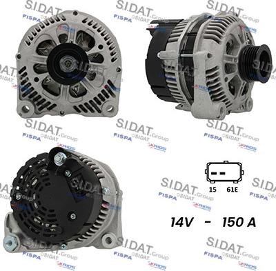 Sidat A12VA0136A2 - Generator alexcarstop-ersatzteile.com