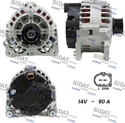 Sidat A12VA0131A2 - Generator alexcarstop-ersatzteile.com