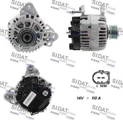 Sidat A12VA0850A2 - Generator alexcarstop-ersatzteile.com