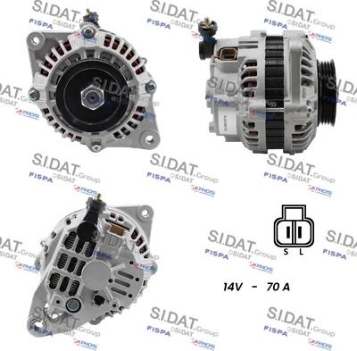 Sidat A12VA0817A2 - Generator alexcarstop-ersatzteile.com